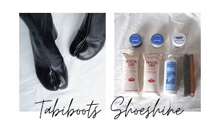 【プロに聞いた】足袋ブーツのお手入れ方法【マルジェラ】Maison Margiela Tabi Boots Shoe Shine [upl. by Sheets]