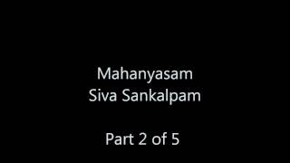 Mahanyasam  Siva Sankalpam  2 of 5 R1 DSB [upl. by Yager]