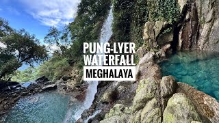 Pung Lyer  waterfall  Natural Swimming Pool  Trekking  Meghalaya [upl. by Ethelyn]