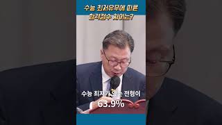 수능 최저유무에 따른 합격점수 차이는 수시지원 종로학원 재수 고3 반수 임성호 오종운 조정숙 [upl. by Jaymee]