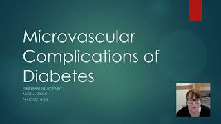 Microvascular Complications of Diabetes  Peripheral Neuropathy [upl. by Aleksandr]