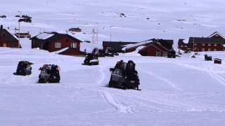 Bombardier Snowmobile Eidsbugarden påsken 2014 [upl. by Allyson901]