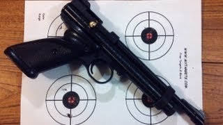 Review Crosman 2240 22 Cal Co2 Target Pistol Shooting amp Chrony Test [upl. by Cut250]