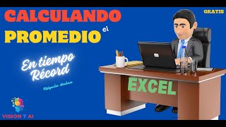 CÓMO CALCULAR EL PROMEDIO DE quotEDADESquot EN TIEMPO RÉCORD Curso Completo EXCEL [upl. by Noived]