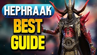 HEPHRAAK  BUILD amp GUIDE for A CRAZY UNIQUE NUKER [upl. by Ailatan637]