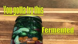 Fermented veggies full of gut healing probiotics [upl. by Naelcm]