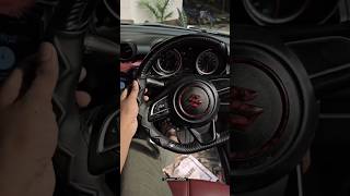 Steering wheel Cover Amazing look 🔥😍 viralvideo carmodification automobile ytshorts shorts [upl. by Alyacim]