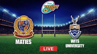 Maties vs Wits  FNB Varsity Cup  Livescore [upl. by Carrington]