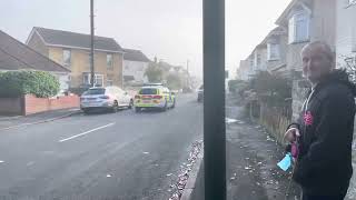 Dorset Police Vauxhall Astra IRV passing the Bournemouth area [upl. by Zeuqcaj]