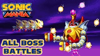 Sonic Mania  All Bosses [upl. by Gnoht]