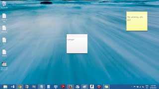 How to add sticky notes to windows 8 and 8 1 without any software [upl. by Marek154]