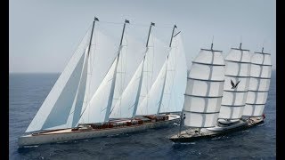 Top 10 Largest Sailing Yachts In the World [upl. by Daryn]