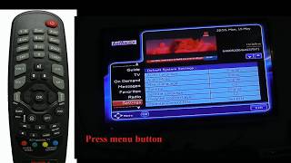 How to reset SD Hathway Set top box [upl. by Nipha]