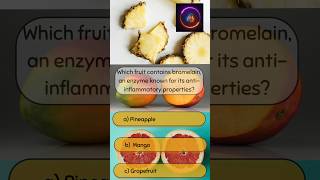 which fruit contains bromelain an enzyme known for its antiinflammatory properties [upl. by Noryb]