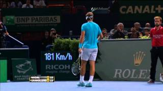 BNP Paribas Masters 2013 Rafael Nadal Hot Shot [upl. by Cahn]