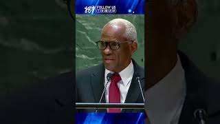 Edgard Leblanc fè gwo deklarasyon nan nasyonzini haiti unitednationsgeneralassembly shorts [upl. by Aierb]