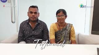 Real Stories Real Success Ghanshyam amp Gayatri Testimonial  ART Fertility Clinics [upl. by Aneg]