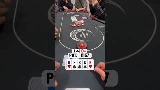 OVERBET on the RIVER as a BLUFF pokertime pokerlove pokernight [upl. by Anatnas]