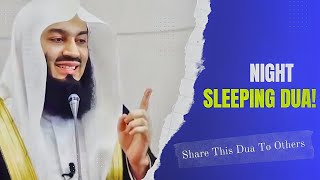 Beautiful Night SLEEPING Dua  Mufti Menk [upl. by Sudnak]