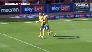 Davis KeillorDunn scores the first goal at Accrington [upl. by Cirala]