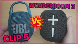 🔥 JBL CLIP 5 vs WONDERBOOM 3 🔥 comparativa [upl. by Eelano951]