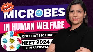 MICROBES in Human Welfare Class 12 One Shot  NEET 2024 Biology  NCERT  Ritu Rattewal [upl. by Nicoli]