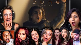 TOP quotPaul Atreides Speechquot Reactions Dune Part Two Reaction first time watching [upl. by Cioffred]