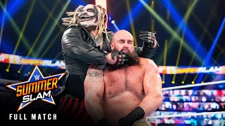 FULL MATCH — Strowman vs Wyatt — Universal Title Falls Count Anywhere Match SummerSlam 2020 [upl. by Acirtal]