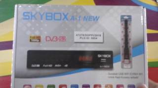 Unboxing Skybox A1 New AVS  SatelitIndonesiacom [upl. by Akin]