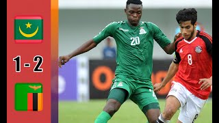 Mauritania vs Zambia 12 Highlights amp Goals  03092021 HD [upl. by Atalee]