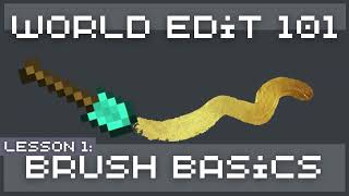 Minecraft Tutorial World Edit 101 Brush Basics [upl. by Sulecram]