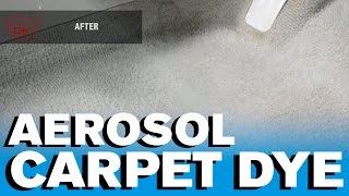 How to Carpet Dye  Aerosol Dye [upl. by Riggs514]