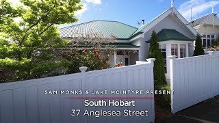 Petrusma Property Profile  37 Anglesea Street South Hobart [upl. by Nonnahc]