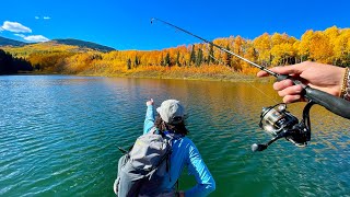 Paddle Board Fishing in High Alpine Lake  Telluride CO [upl. by Bob631]