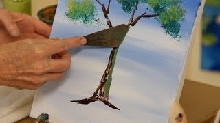 How to Use a Palette Knife  Acrylic Painting [upl. by Godfree]