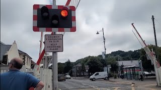 Porthmadog Level Crossing Gwynedd 09072023 [upl. by Kaitlynn]