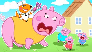 Mummy Pigs turned into Fat Pig  Funny Peppa Pig Try Not To Laugh [upl. by Etteyniv]