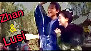 Xiao Zhan Zhao Lusi  cute couple  Oh My Emperor  sung by Zhan [upl. by Ahsiekin67]