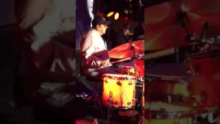 Hal Blaine plays Be My Baby with Ronnie Spector NAMM show 2017 [upl. by Ilrebma]