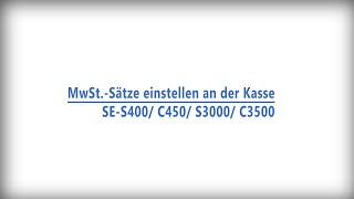 MwStSätze an der Kasse einstellen [upl. by Yarvis817]