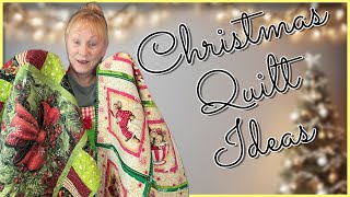 Christmas Quilt Ideas  The Sewing Room Channel [upl. by Namhar]