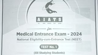 All India Aakash Test Series for NEET AIATS 1NEET 2024 XII studying [upl. by Ahsilif777]