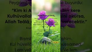 1000 iHLAS SURESİ FAZİLETİ🤲🌹🌹 flute music love keşfet amin anlamlisozler zikir [upl. by Matthew]