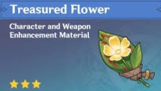 HOW TO GET TREASURED FLOWER Genshin Impact [upl. by Kramlich62]