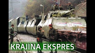 Krajina ekspres  oklopni vlak koji ide i mimo šina 19911995 [upl. by Anatnas]