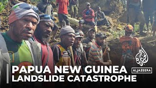 Papua New Guinea landslide 100 feared dead in northern Enga province [upl. by Saravat]