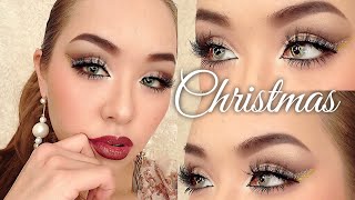 クリスマスパーティーメイク  Christmas party makeup [upl. by Hogg935]