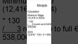 The Minijob  tax free job workingingermany [upl. by Asilla897]