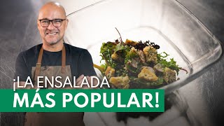 ¿Cómo hacer ensalada César con salsa original Receta casera versión Sumito [upl. by Ferrigno]