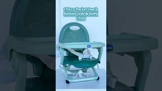 Chicco Pocket Snack Booster Seat amp Baby Chairs [upl. by Lafleur14]